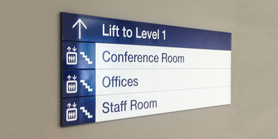 Directional Signs Fabrication & Installation