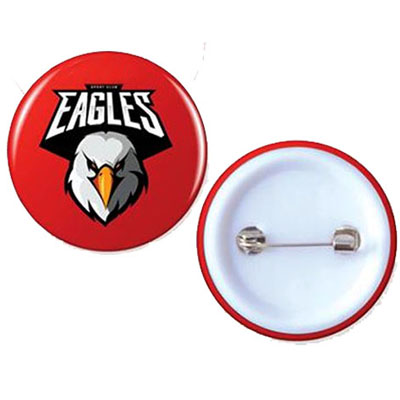 Round Button Badge Eagles