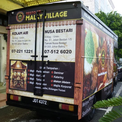 Vehicle Advertising Johor Bahru Truck Sticker Lorry Wrap Advertisement