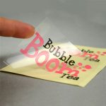 johor bahru-singapore-rectangle-clear transparent opp label sticker